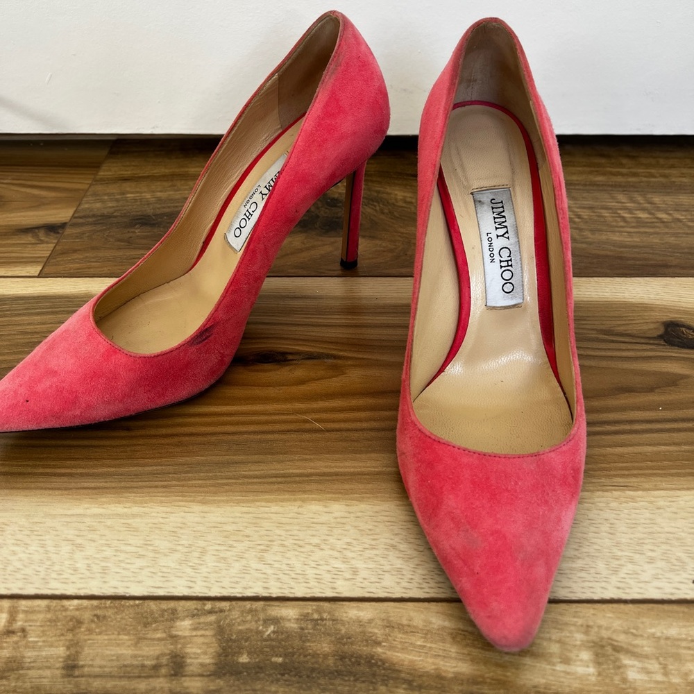 Jimmy Choo Heels Hot Pink Size 7